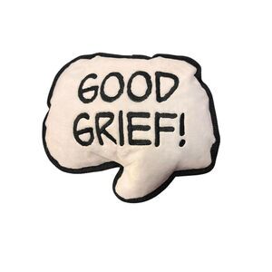 Bark box Charlie Brown good grief squeaky dog toy